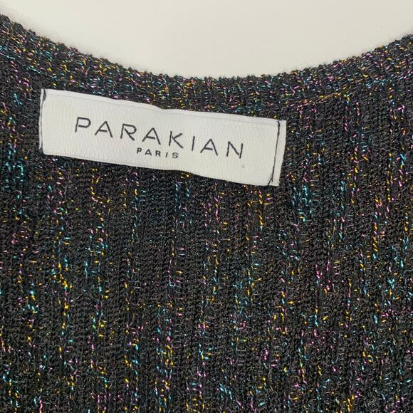 Parakian Black Glitter Cropped Jumpsuit - Picture 9 of 9